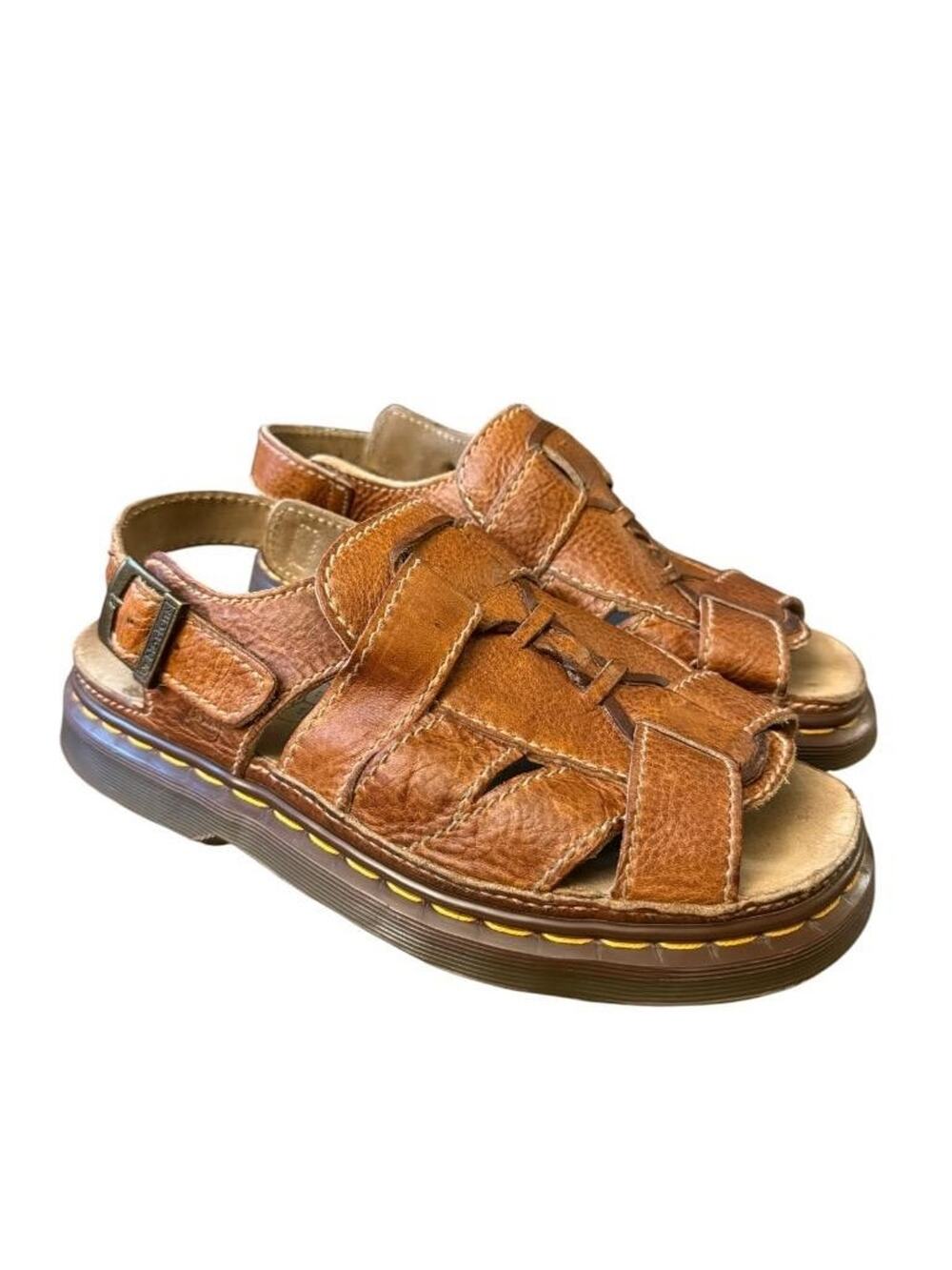 Vintage Dr Martens Fisherman MIE Made In England Sandal Men size 11